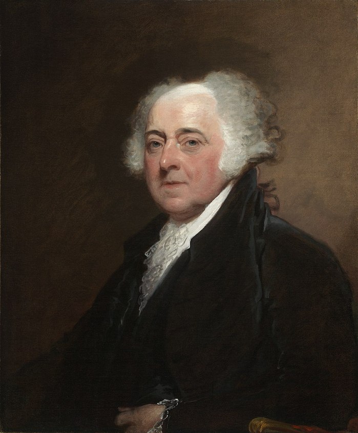 Gilbert Portrait of John Adams via Wikipedia