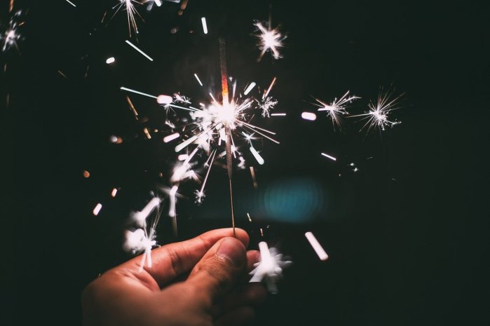 Sparkler by Pexels on Pixabay